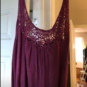 Women’s Dress with Belt and Lace Detail